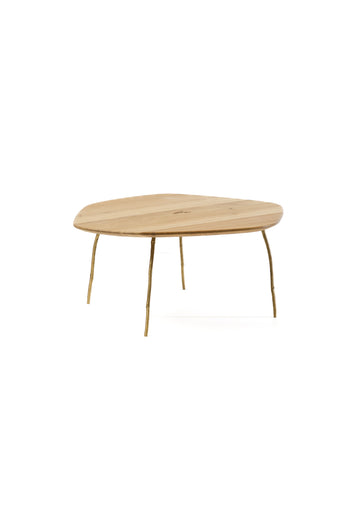 organický konferenční stolek malý - dub 2,5 cm